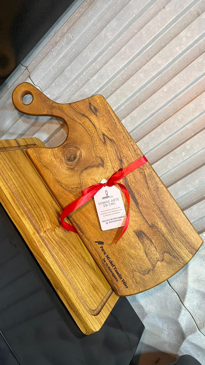 Tabla de cocina tipo cuchillo